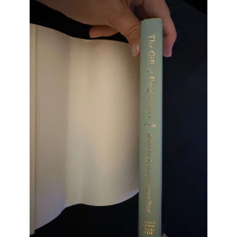 Pamela Dorman The Gift of Forgiveness Book Adult OS Blue Ink Scribble Flaw - Picture 5 of 5